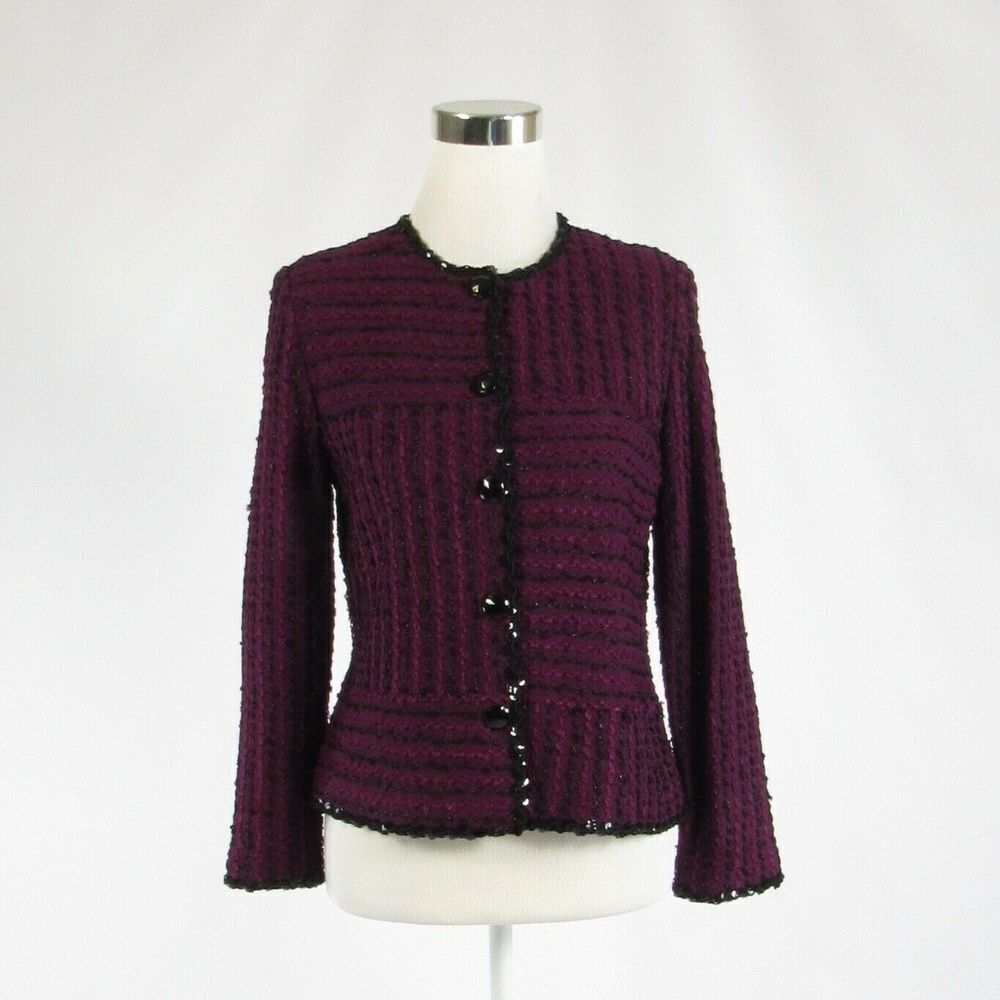 Margot Green dark blue black jacket 10